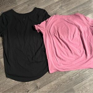 Lululemon Black and Pink Short Sleeve Tops best for size medium